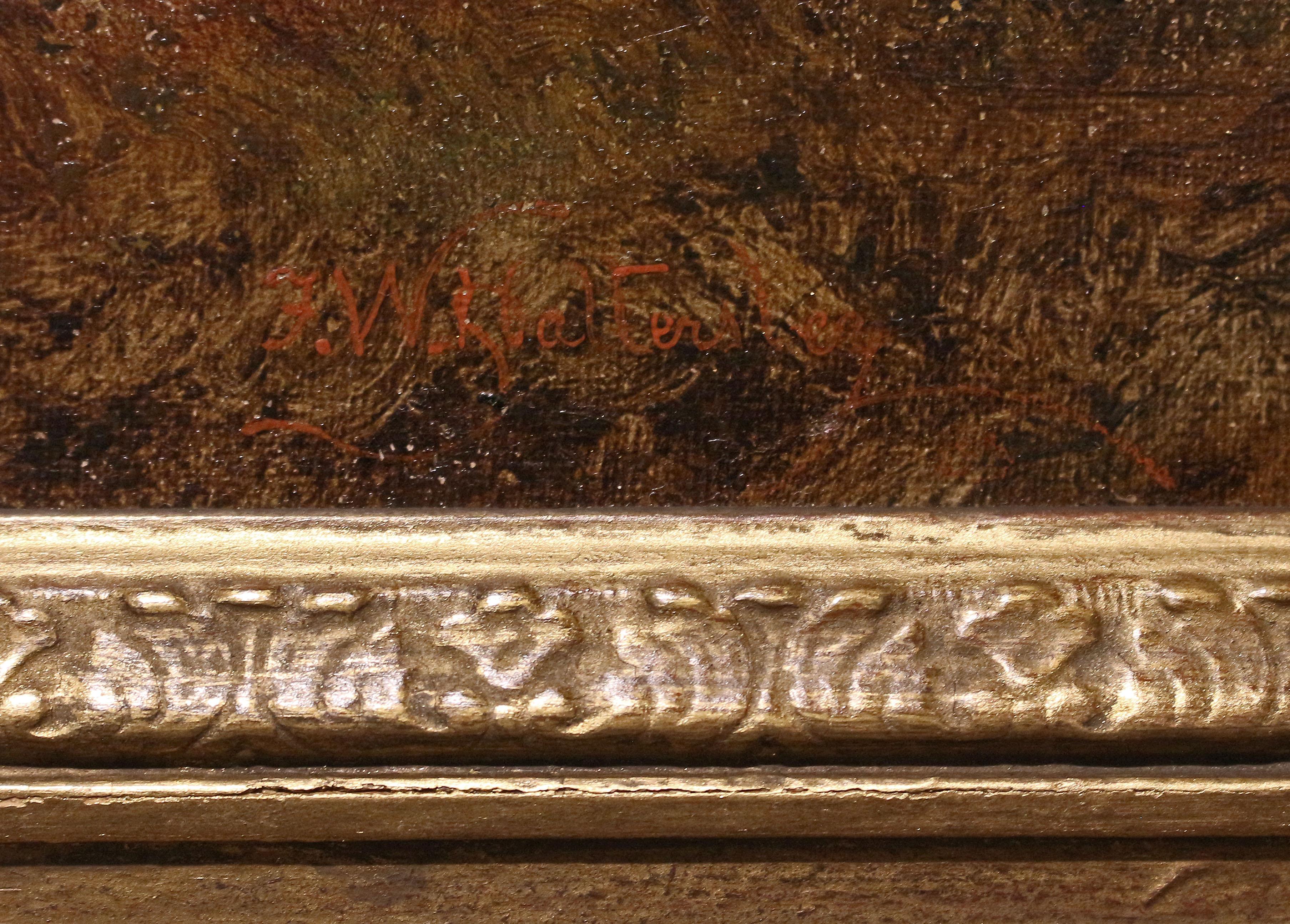 Mid-Late 19th Century English School Oil Painting In Good Condition In Chapel Hill, NC