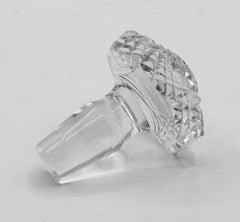 Mid-Late 20th Century Crystal Ship's Decanter