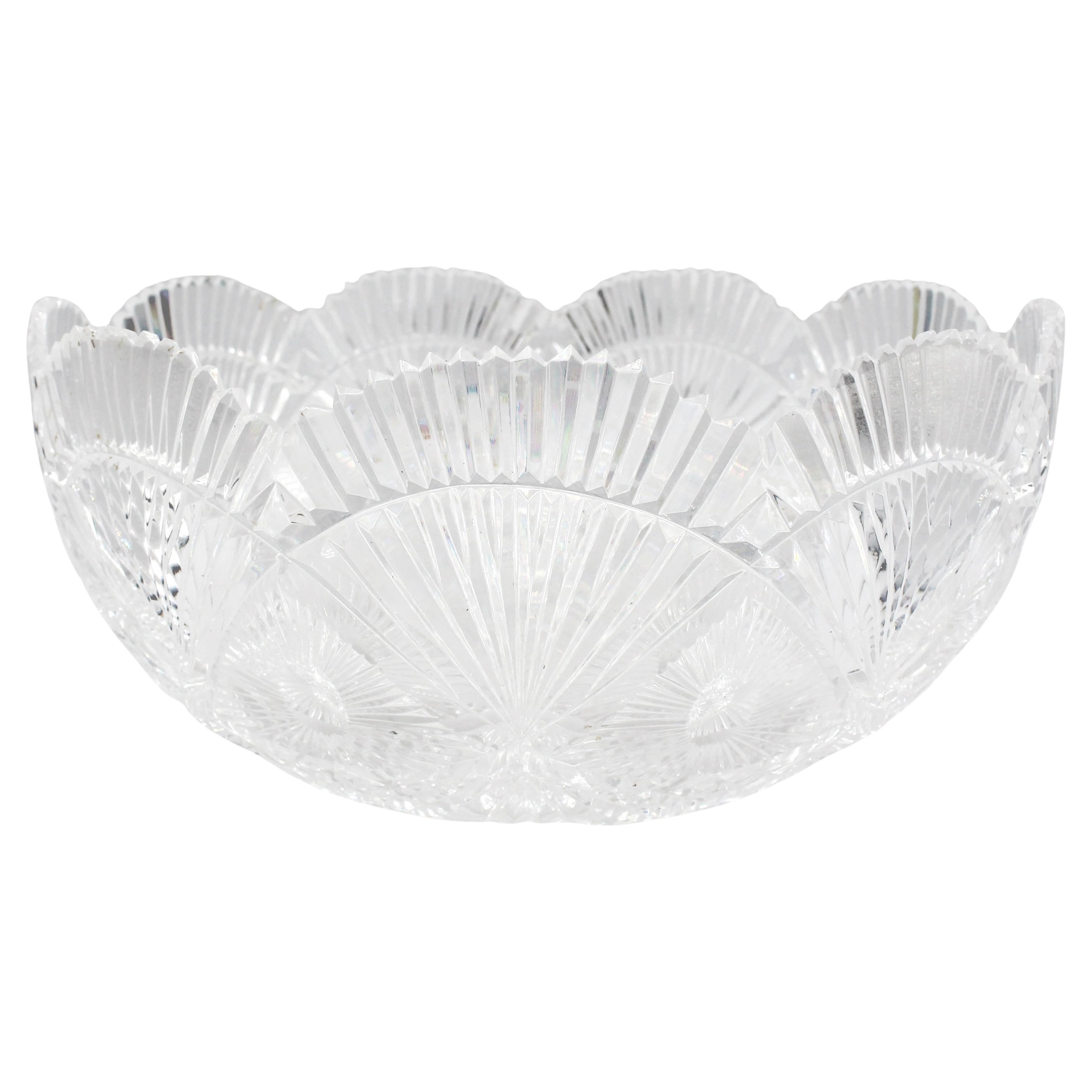 Ponchera de cristal irlandés Heritage de mediados y finales del siglo XX