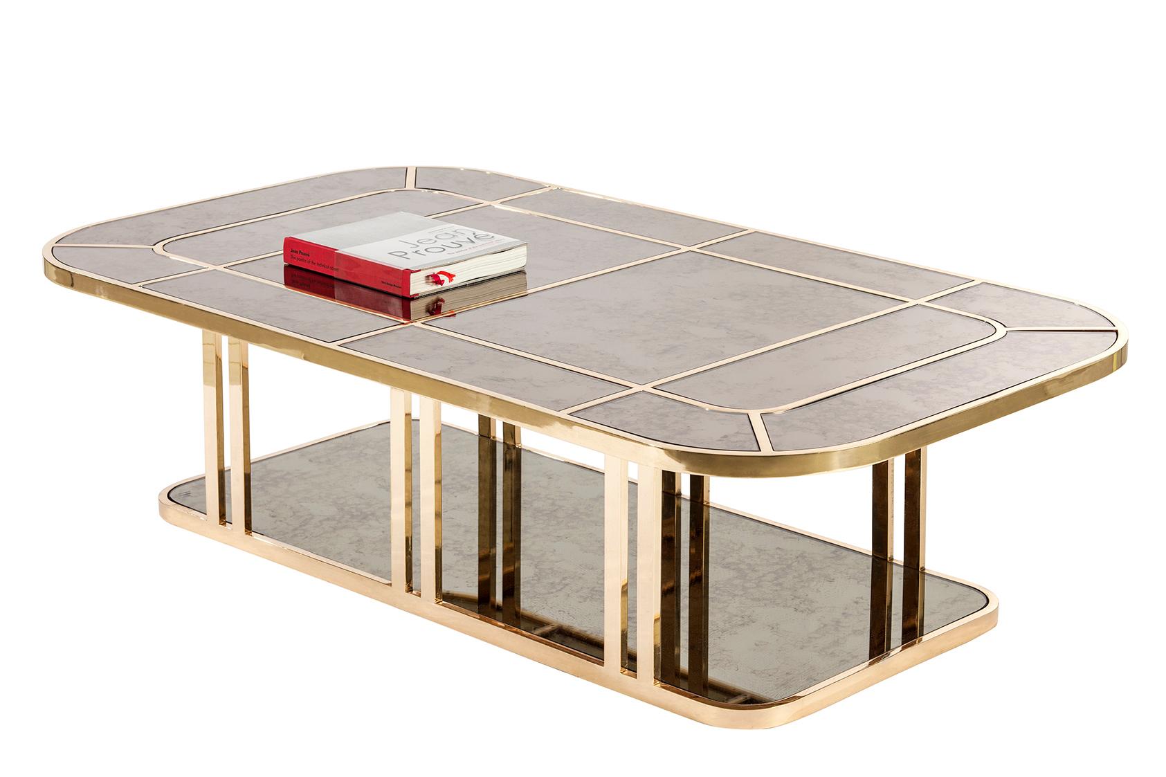rose gold center table