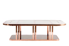 Mid-Liner Table, Modern Art Deco Center Table, Coffee Table