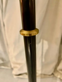 Mid-Modern Century Floor Lamp Brass and Lacquered Metal by Einar Backstrom
