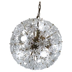 Mid-modern century murano glass sputnik chandelier Mazzega style Italy 1960