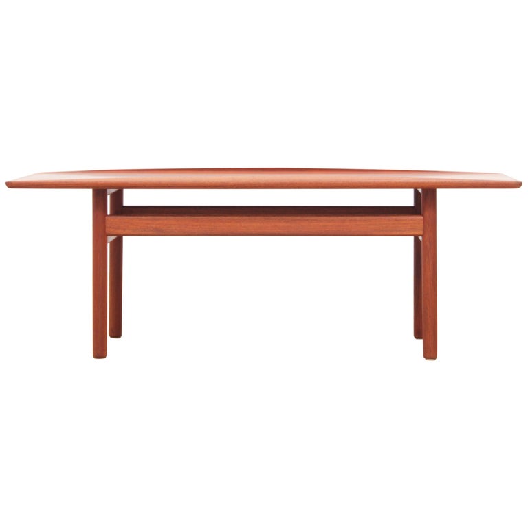 Mid Modern Scandinavian Coffee Table in Teak Model GJ by Grete Jalk106
