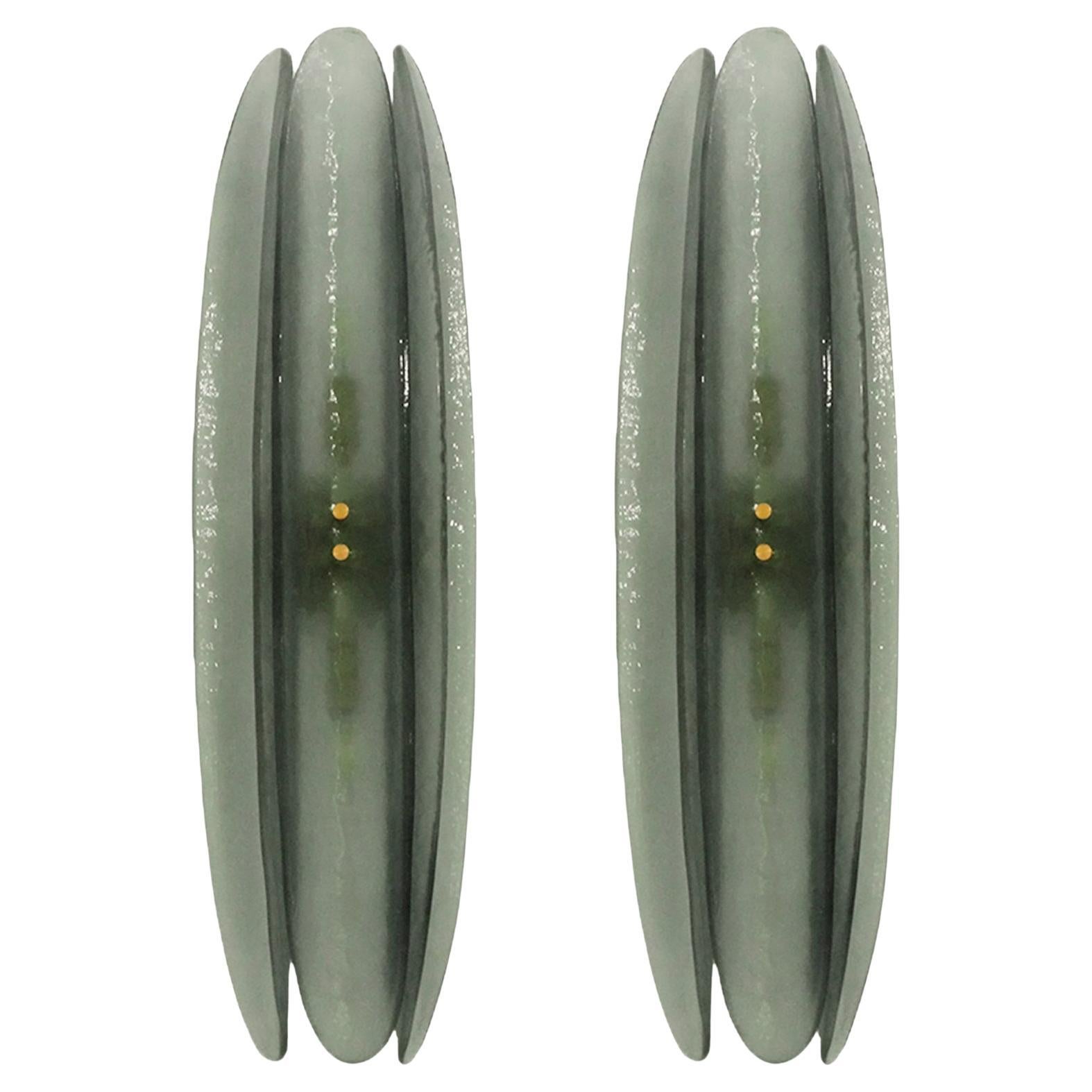 Apliques de Cristal de Murano Estilo Mediados de Siglo, Diseño Contemporáneo, Italia Murano