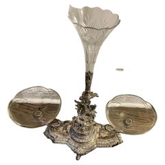 Mid Nineteenth Century Silver Plate Centerpiece by Elkington and Co.