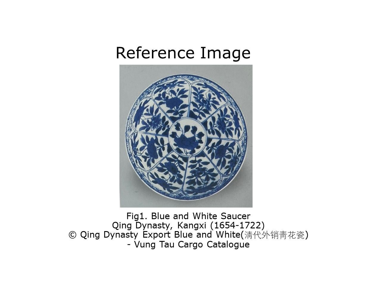 Glazed Mid-size Octagonal Saucer, Qing Dynasty, Kangxi era, circa 1690. For Sale