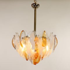 Mid-size Postmodern Murano Glass Pendant Light by La Murrina