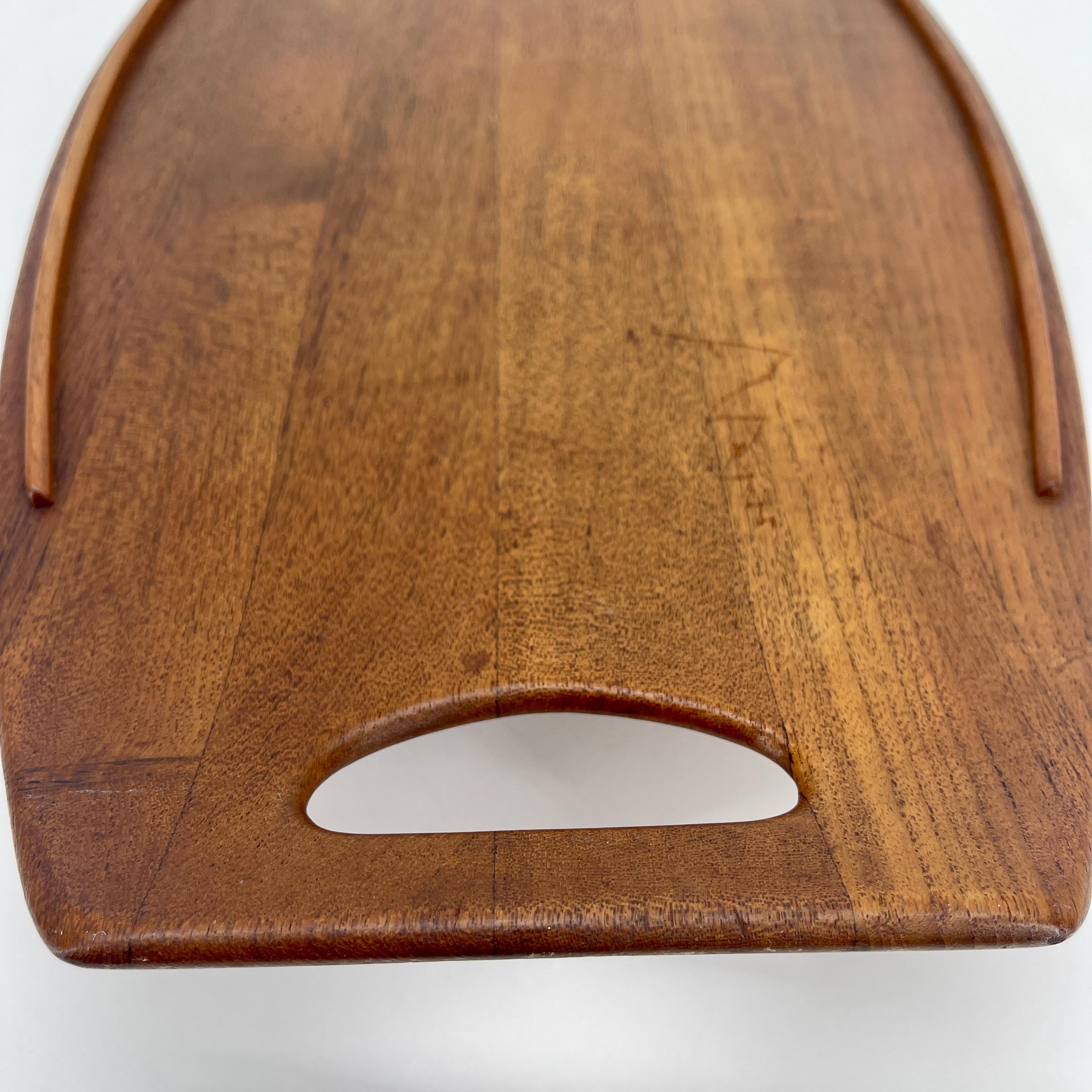 Mid-Size Teak Gondola Tray by Jens Quistgaard for Dansk, Model 208 5