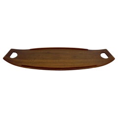 Mid-Size Teak Gondola Tray by Jens Quistgaard for Dansk, Model 208