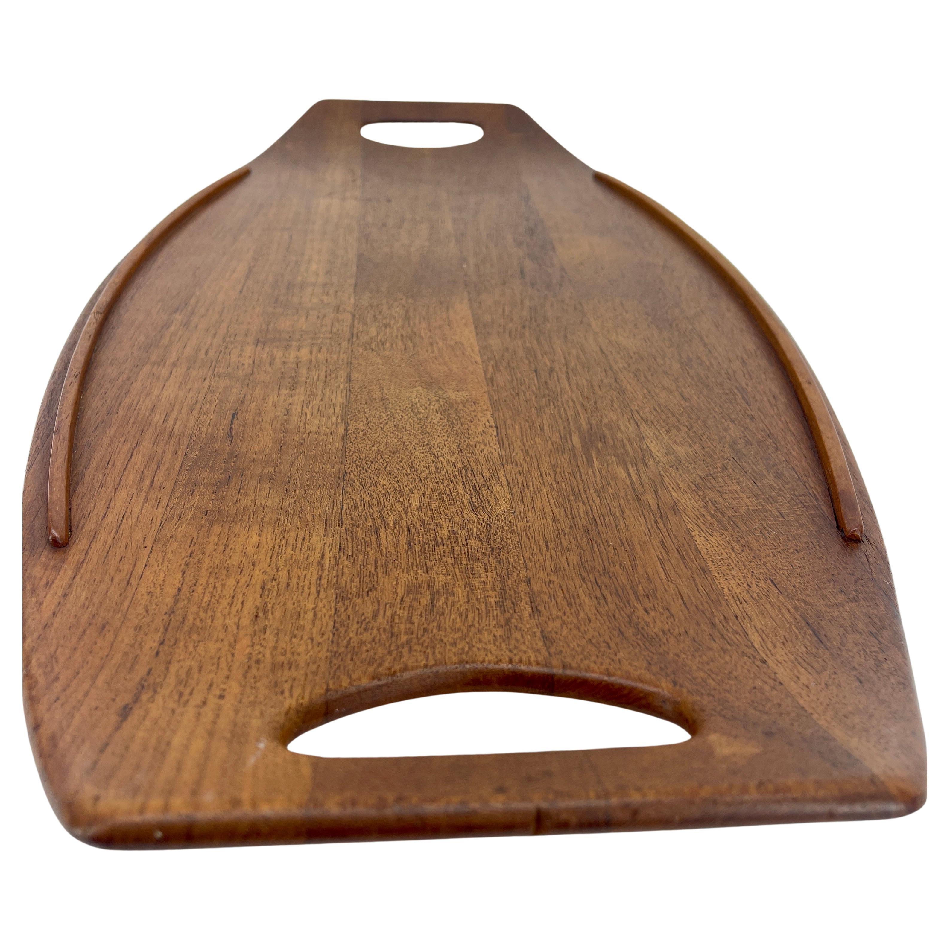 20th Century Mid-Size Teak Gondola Tray by Jens Quistgaard for Dansk, Model 208