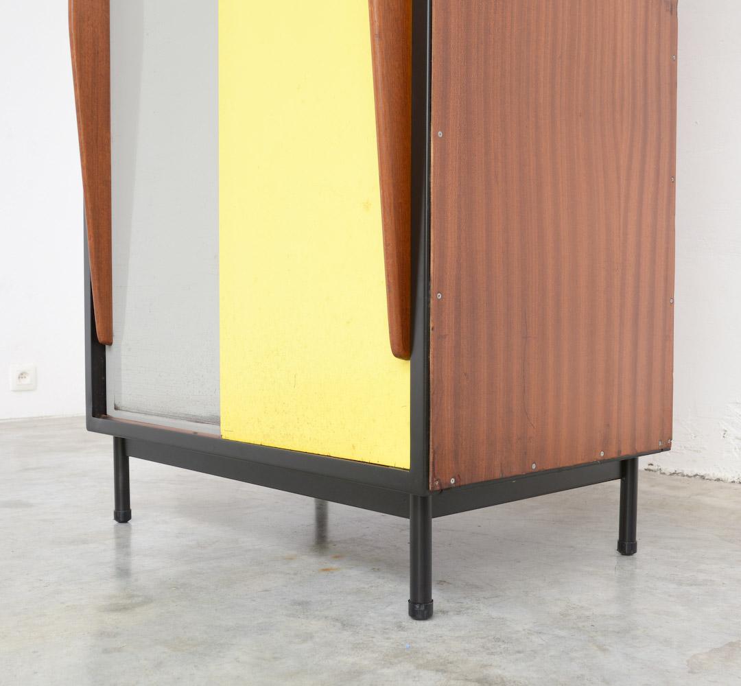 Mid-Sized Wardrobe Cabinet by Willy Van Der Meeren for Tubax 5