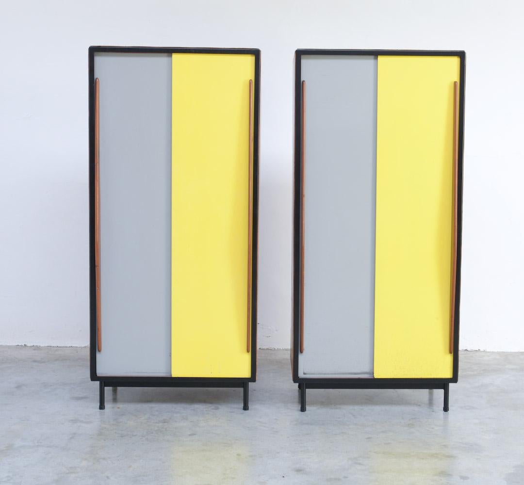 Mid-Sized Wardrobe Cabinet by Willy Van Der Meeren for Tubax 11
