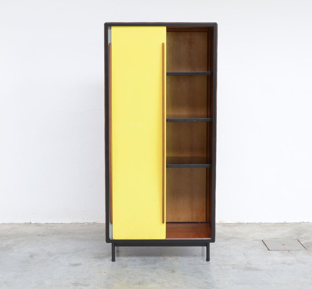 Mid-Century Modern Mid-Sized Wardrobe Cabinet by Willy Van Der Meeren for Tubax