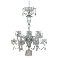 Mid to Late 18th Century George III Crystal Chandelier