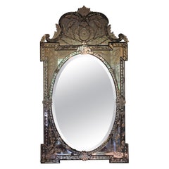 Mid to Late 19th Century Venetian Mirror