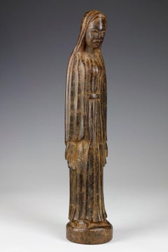 Makonde Schwarze Madonna, Tansania, Mitte des 20. Jahrhunderts