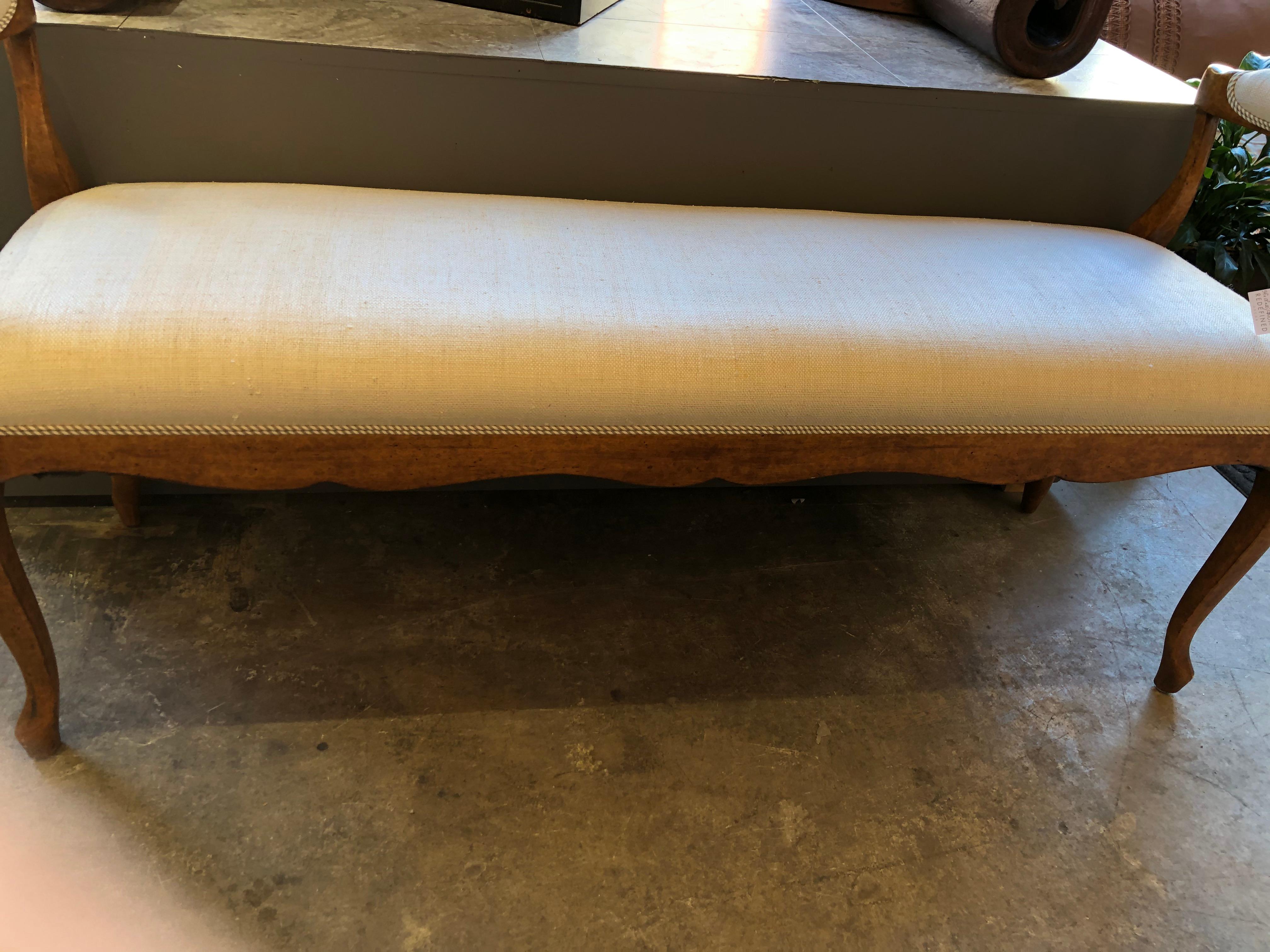 Mid-20th Century French Style Bench 1