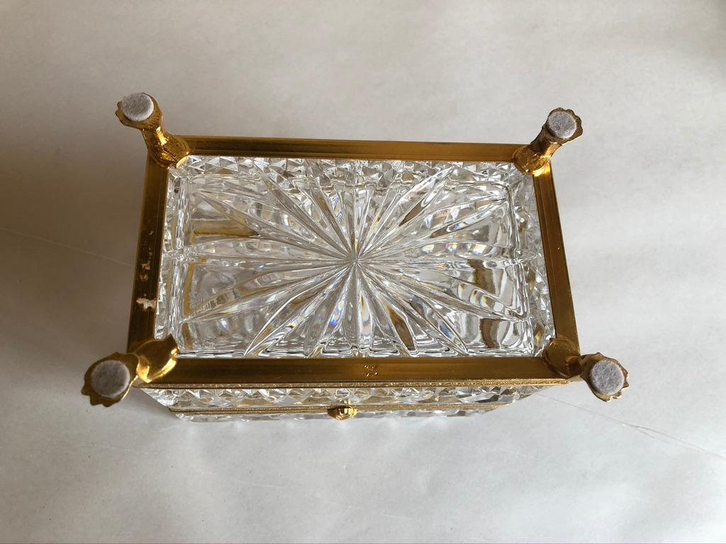 Mid-20th Century Italian Cut Crystal Dresser Box 1