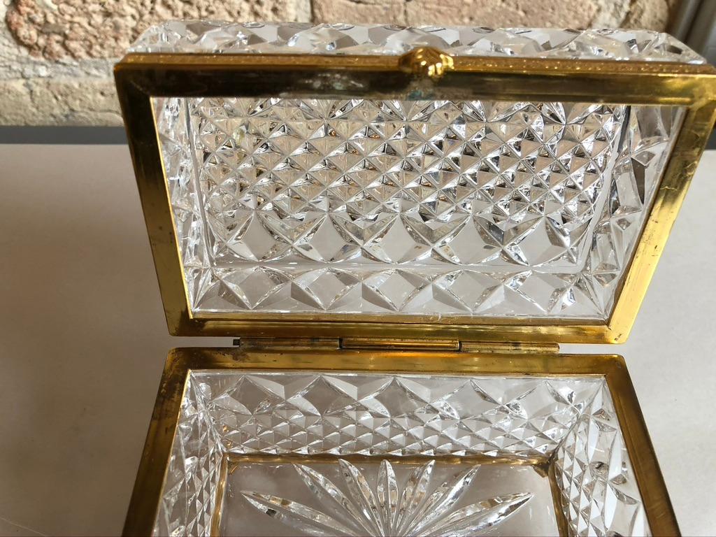 Mid-20th Century Italian Cut Crystal Dresser Box 3