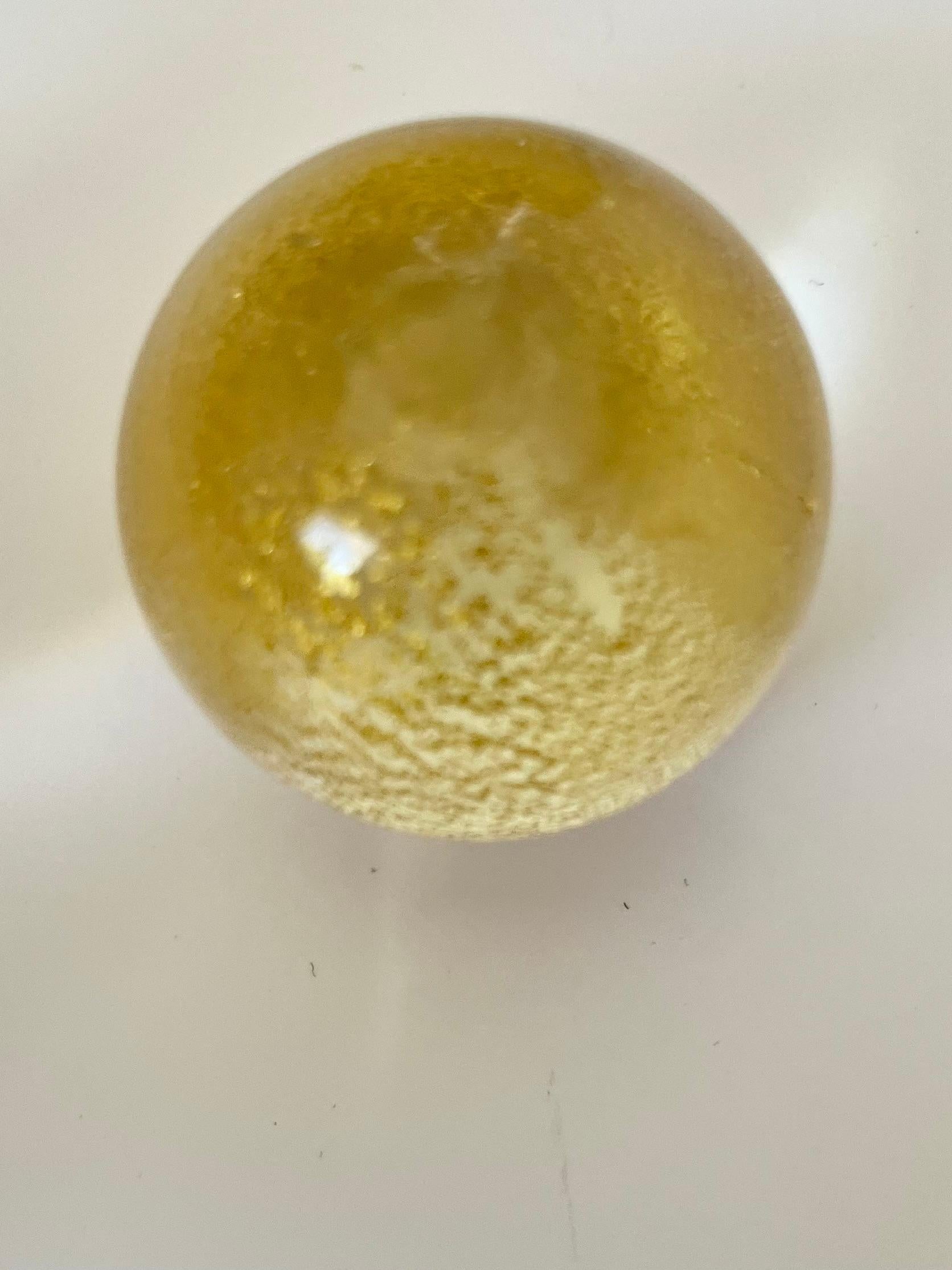 Hollywood Regency Mid Twentieth Century Murano Glass 4 piece bowl set by Archimede Seguso For Sale