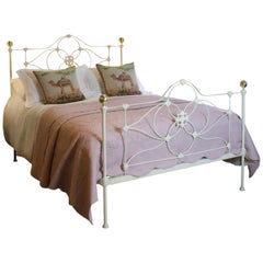 Mid Victorian Bed in Cream MK162