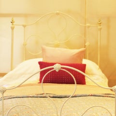 Mid-Victorian Bed in Cream, MS32
