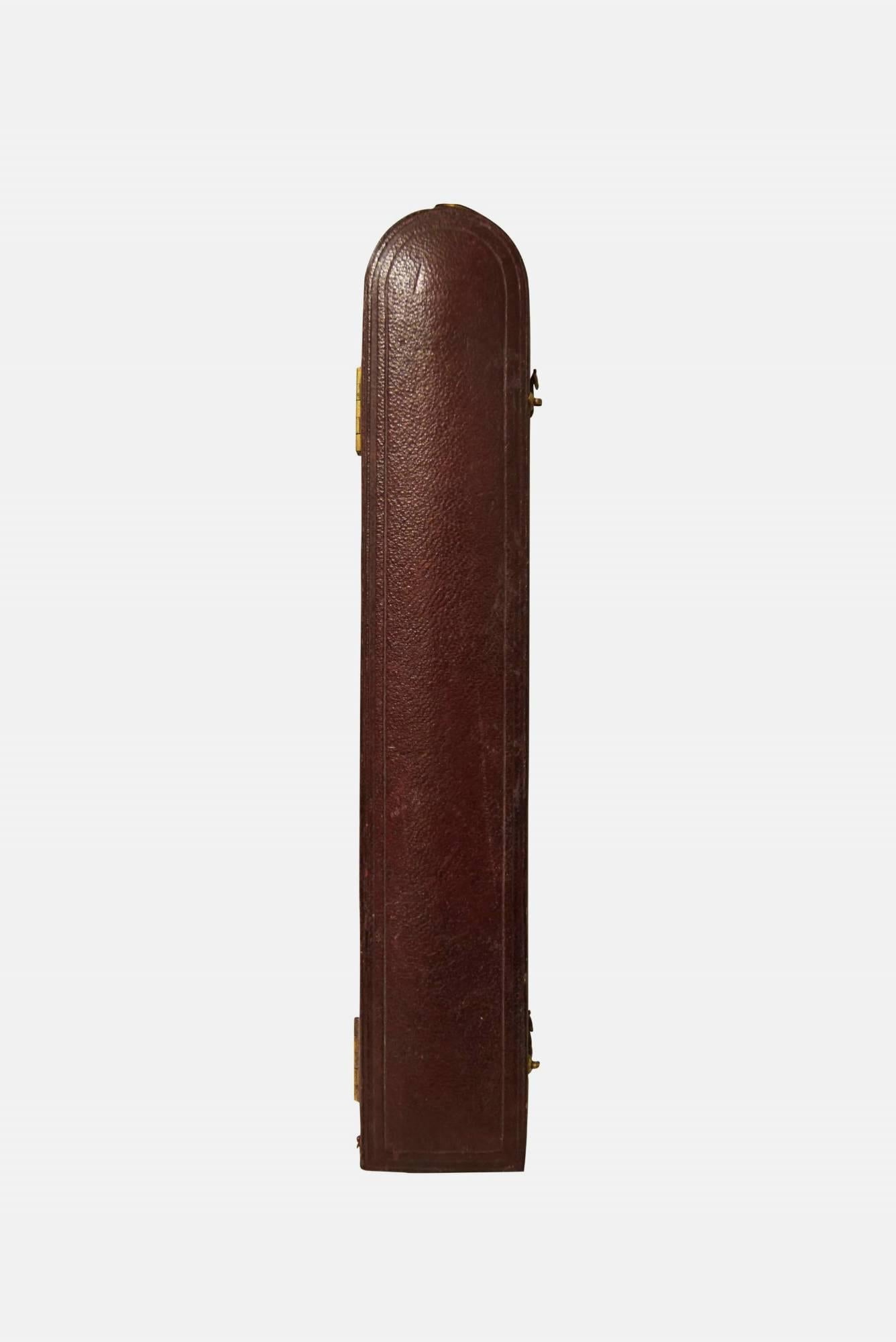 A mid Victorian cased travelling thermometer by Dolland of London.