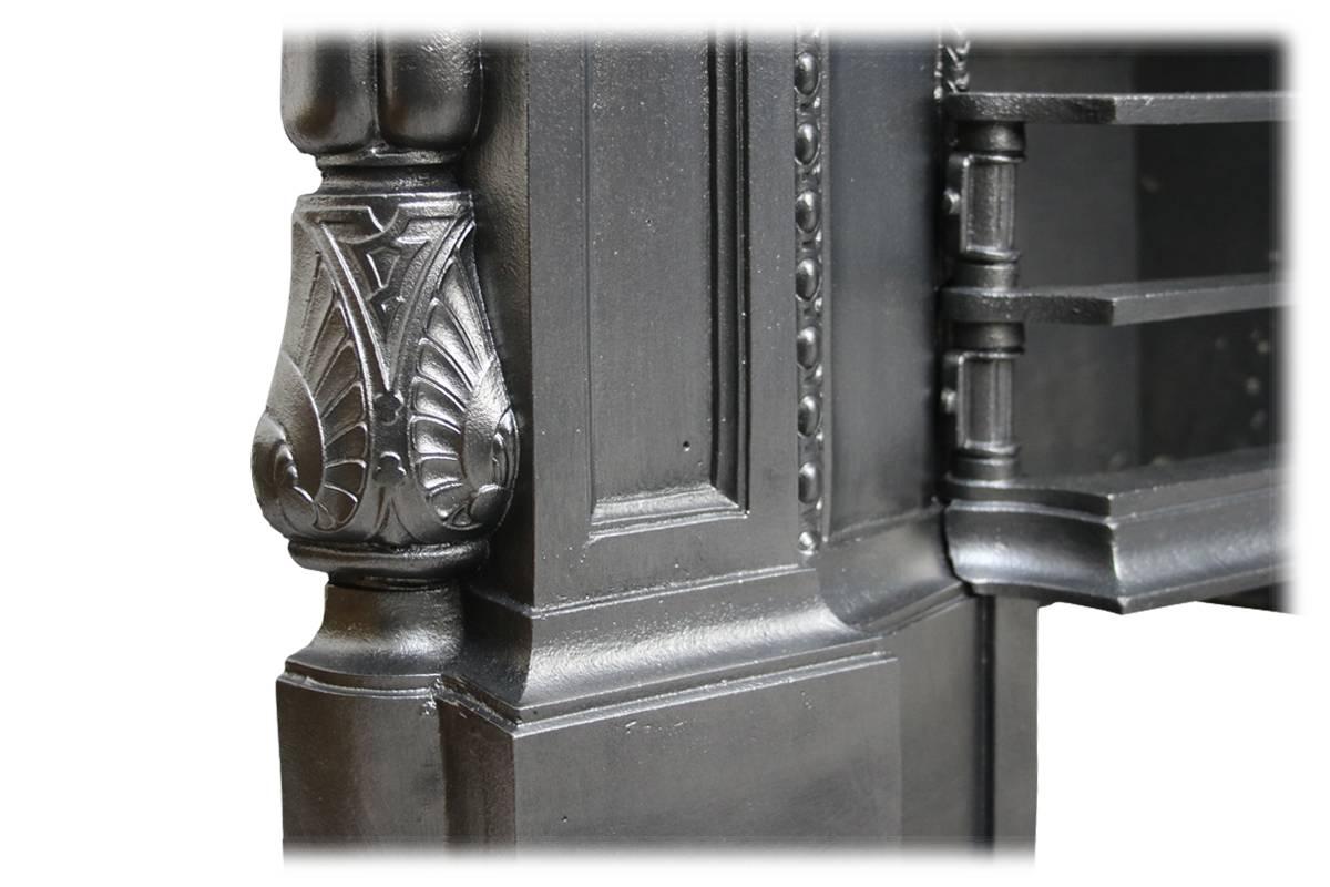 Mid-Victorian Cast Iron Combination Fireplace 1