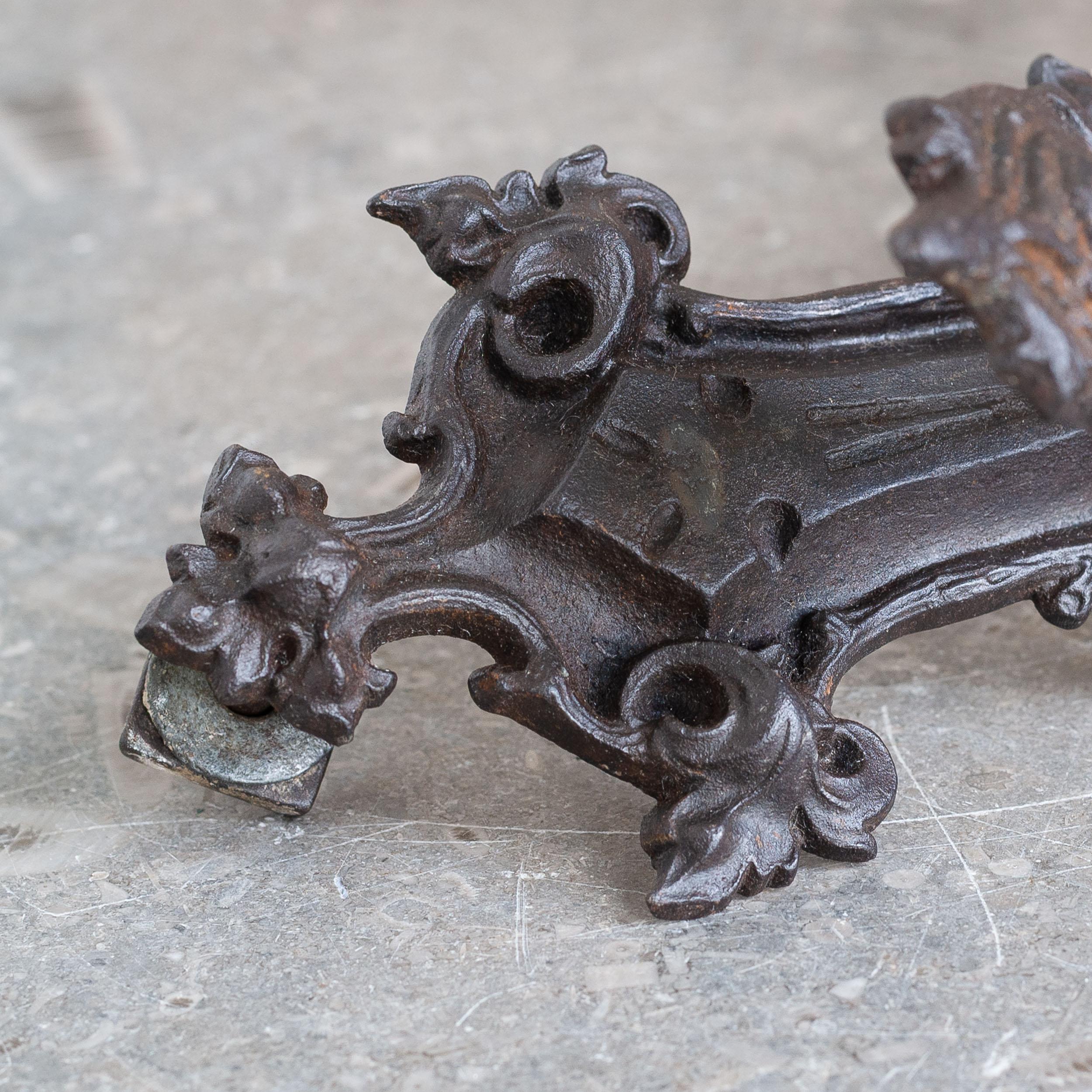 19th Century Mid-Victorian Gothic Door Knocker by Kenrick For Sale