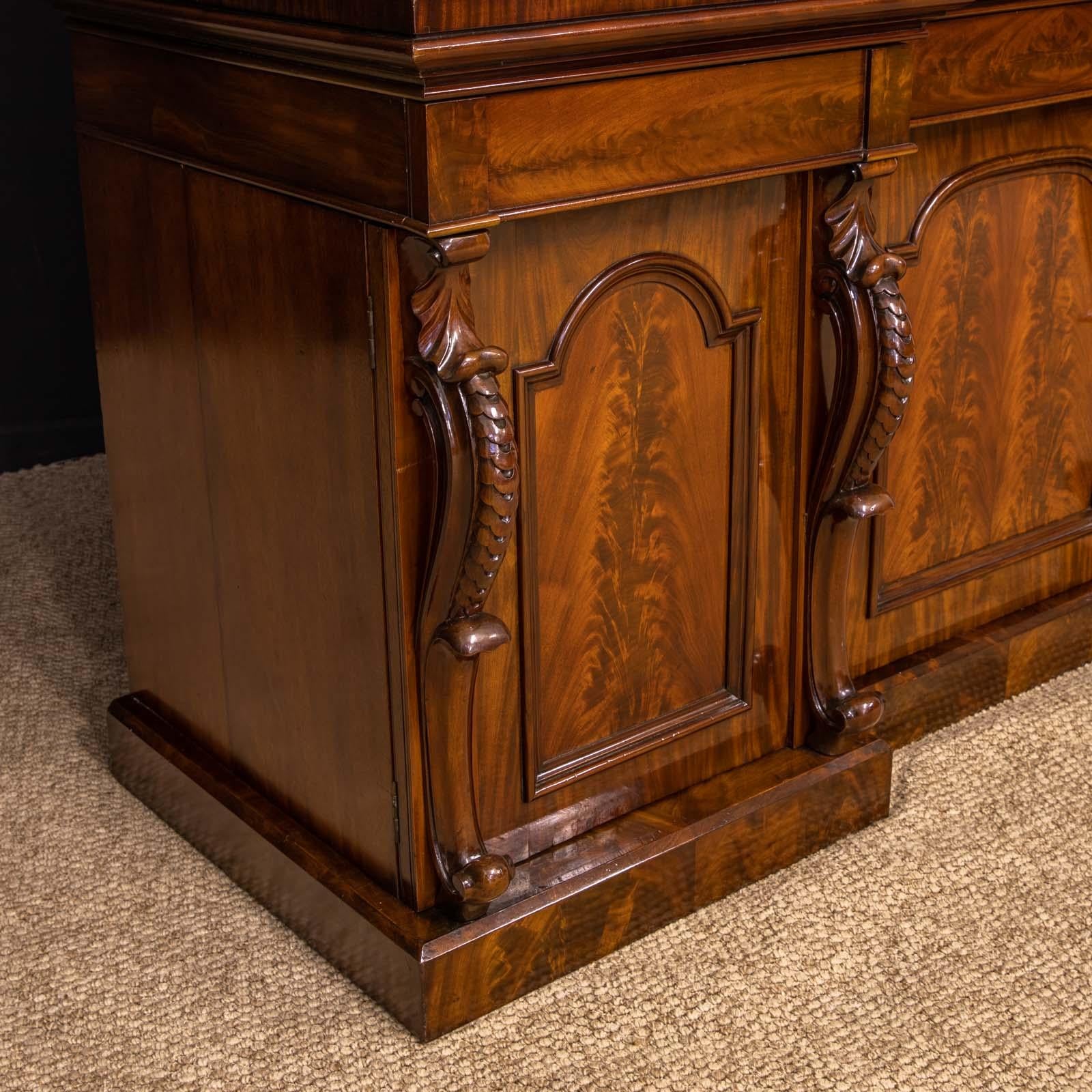 European Mid Victorian Mahogany Sideboard For Sale