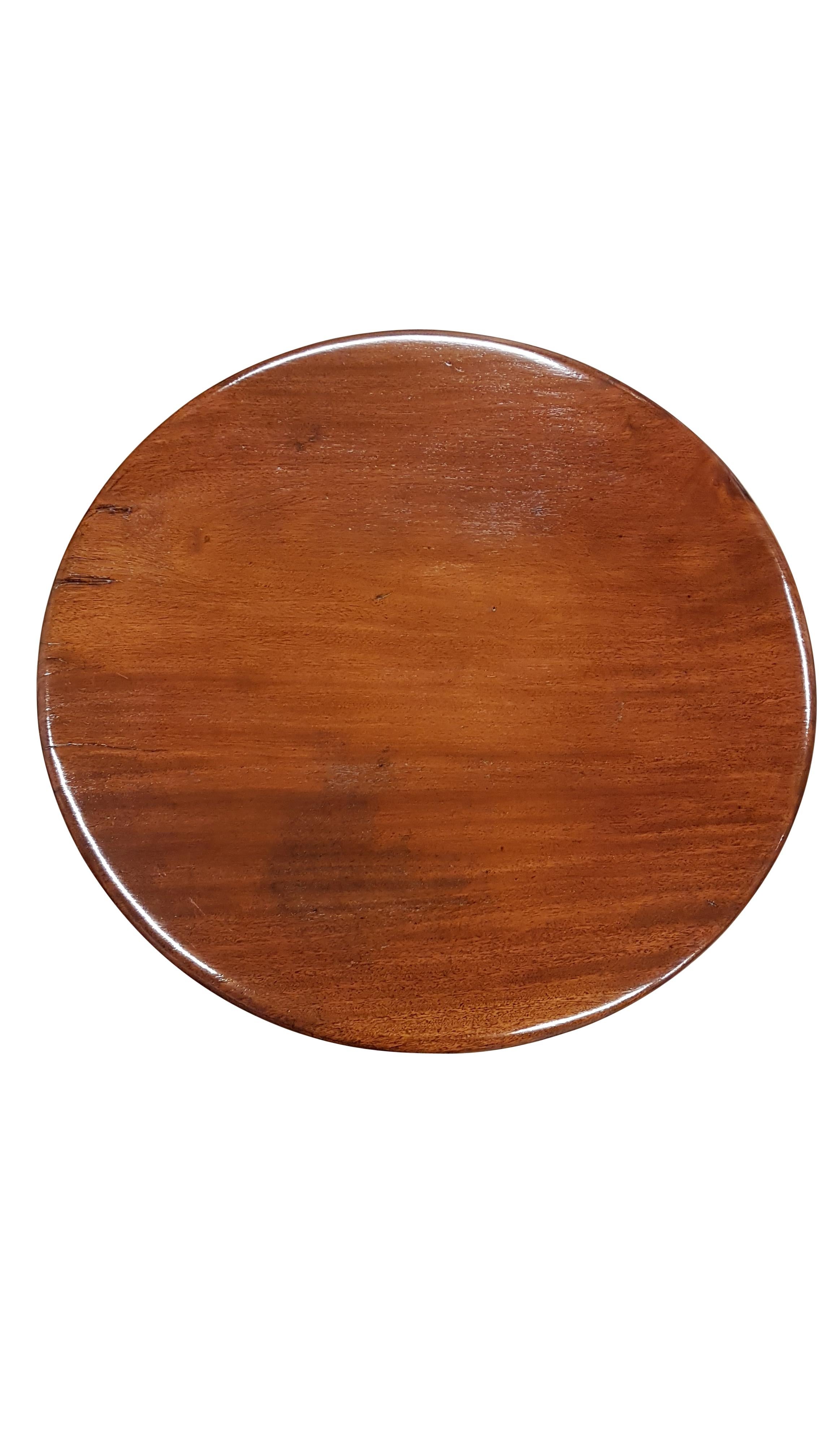 Late 19th Century Mid Victorian Rise and Fall Table in Mahogany For Sale