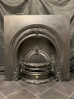 Mid-Victorian Style Horseshoe Arch Fireplace Insert