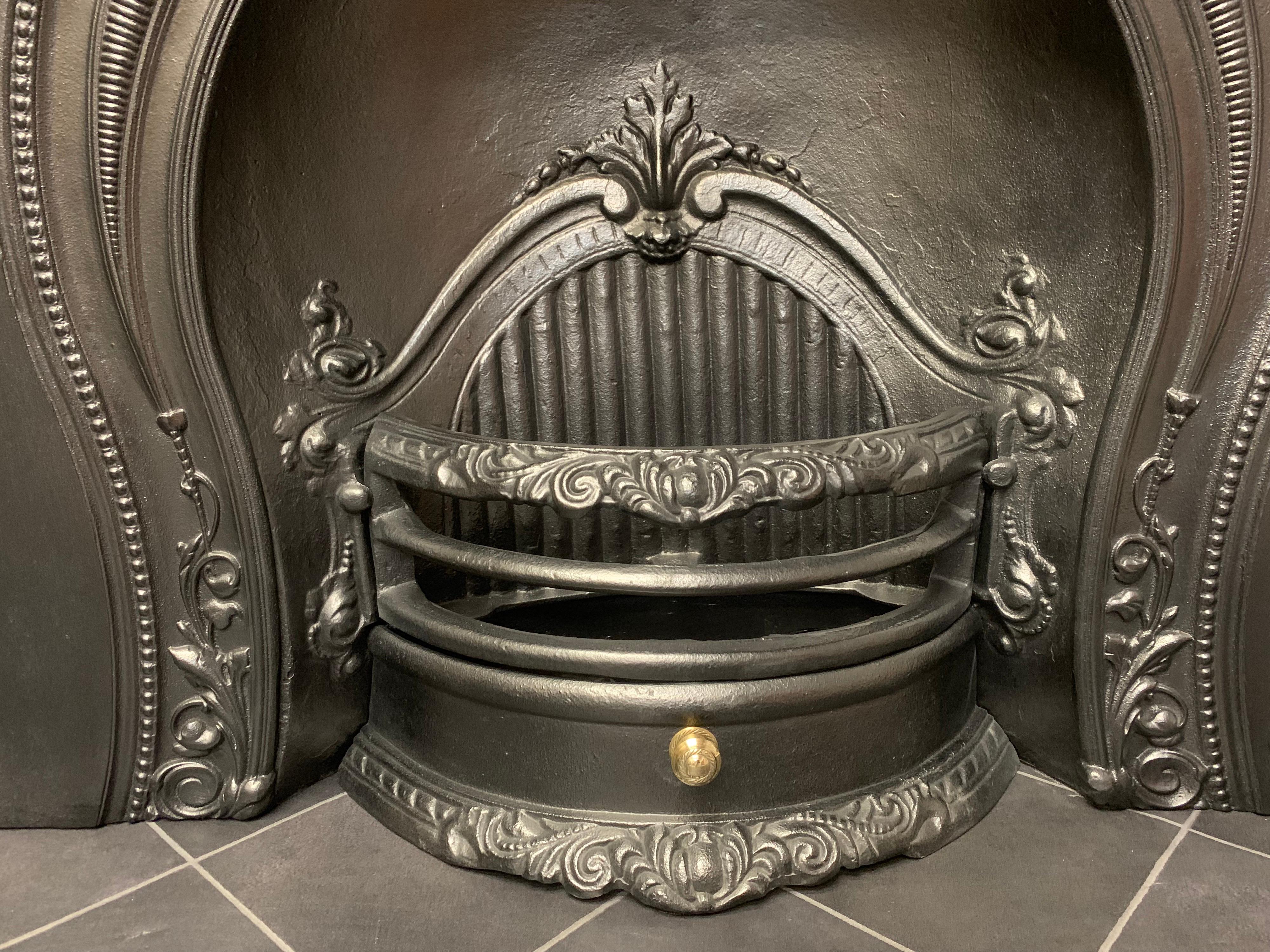 victorian arched fireplace insert