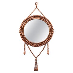 Mid XXth century Finnish wall mirror in the style of Kaija Aarikka