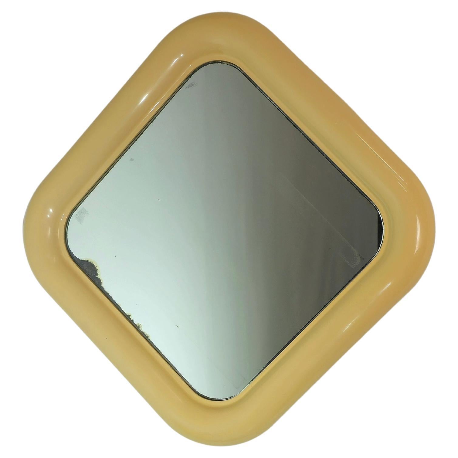 MidCenturi Artemide Mod Delfo Espejo de Sergio Mazza en Plástico Diseño Italia años 60 en venta
