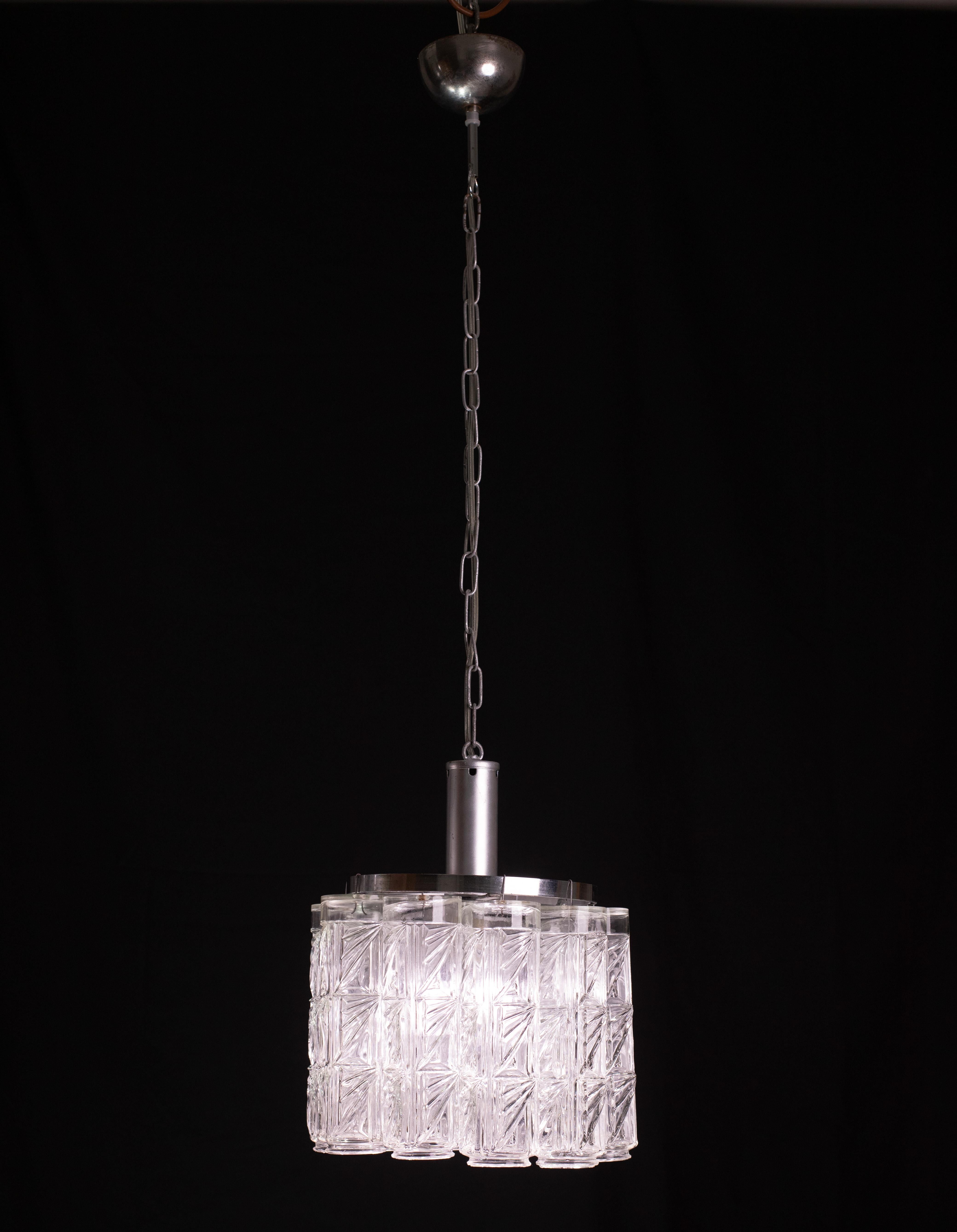 Lampadario Midcentury 10 Tronchi Murano, anni '60 In condizioni buone in vendita a Roma, IT