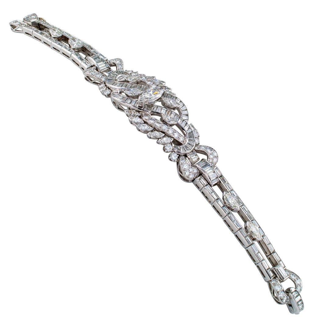 platinum bracelet with diamonds