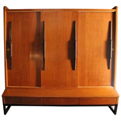 Porte scorrevoli francesi del Midcentury anni '50 Belief in Oakwood