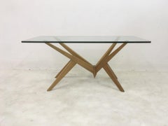 Midcentury 1950s Italian Angular Coffee Table