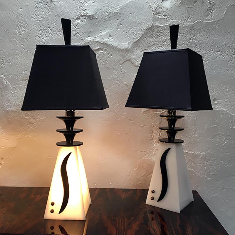 moss lamps 1950s