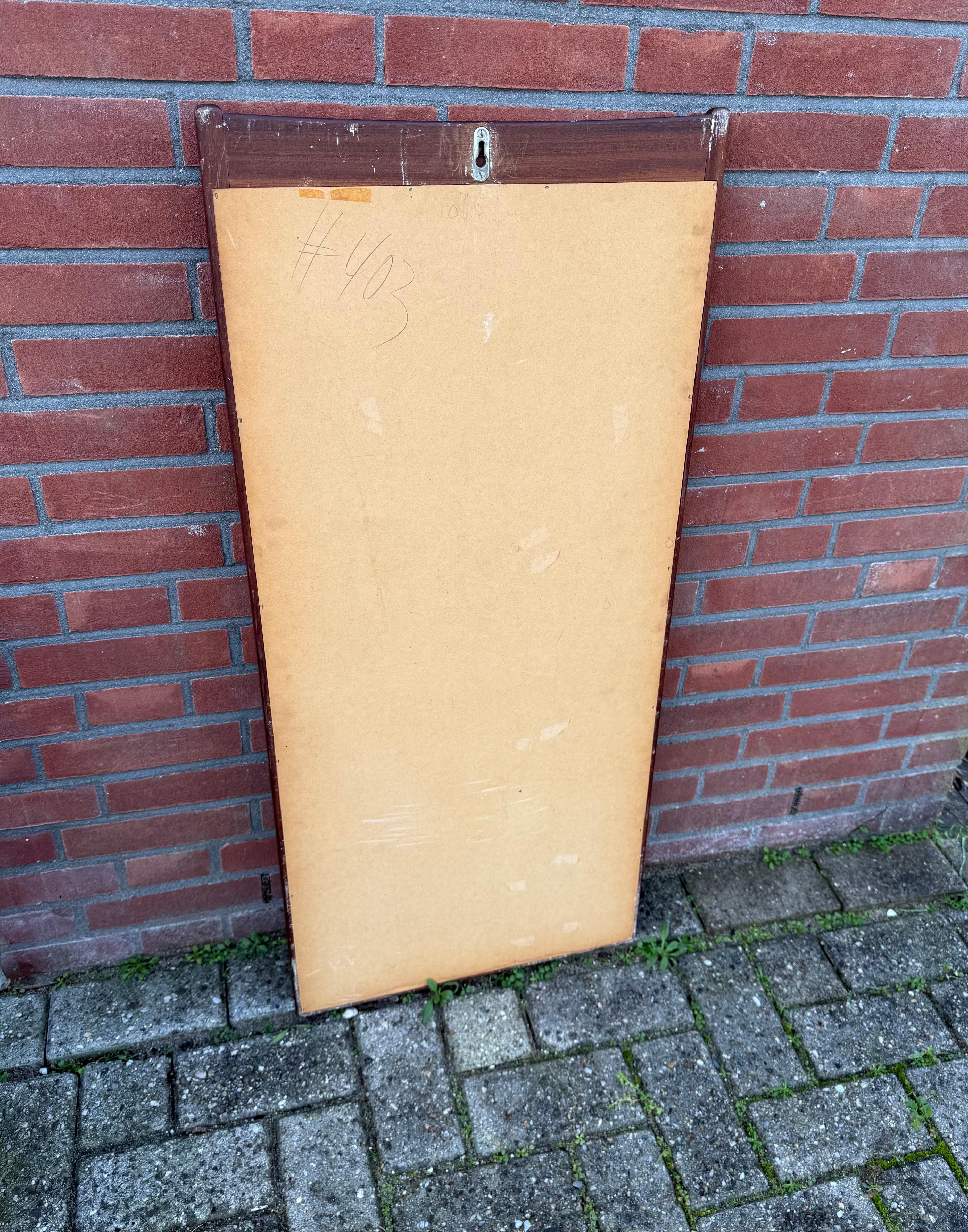 Östen Kristiansson Teakholz-Wandspiegel mit Regal von Luxus Vittsjö aus der Mitte der 1950er Jahre im Angebot 9