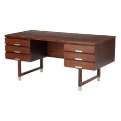 Midcentury 1960s Danish Rosewood Desk by Kai Kristensen