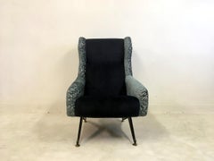 Midcentury 1960s Italian Armchair by Nello Pini
