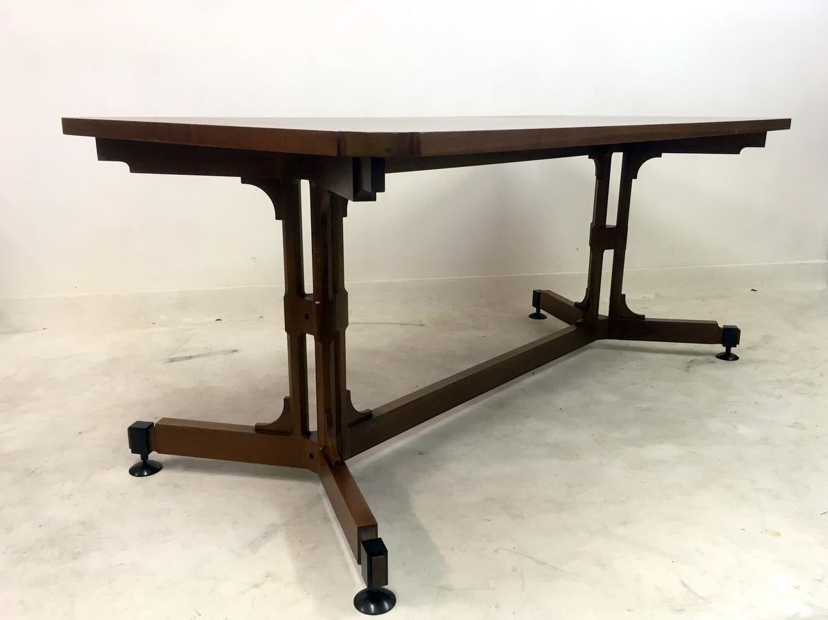 Midcentury 1960s Italian Dining Table For Sale 6