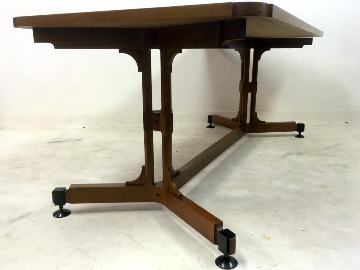 Midcentury 1960s Italian Dining Table For Sale 2