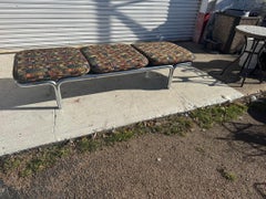 Midcentury 1970s Three-Seat Sofa in Tubular Chrome, Brian Kane for Metropolitan