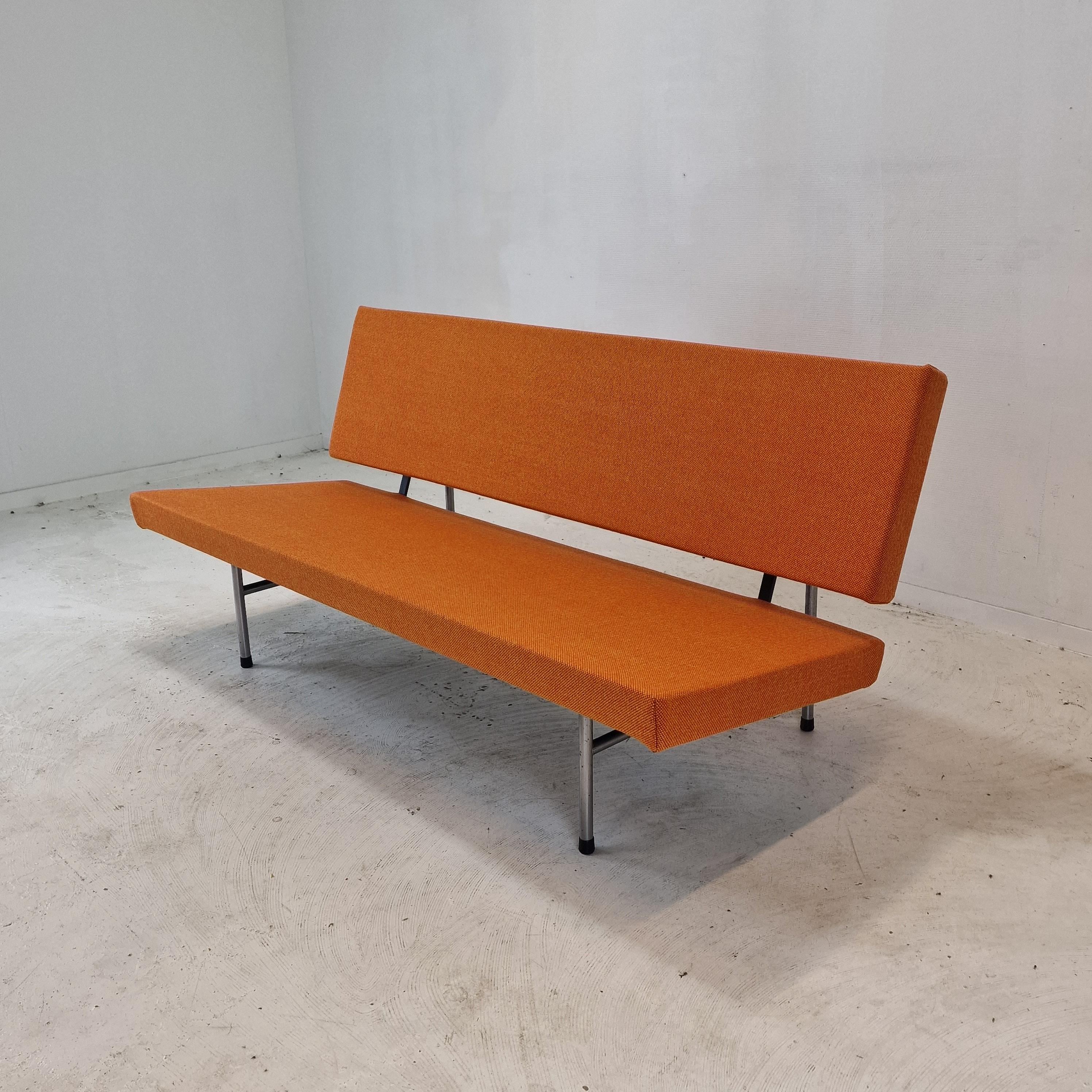 Metal Midcentury 2-Seat Sofa by A.R. Cordemeyer for Gispen, 1960s For Sale