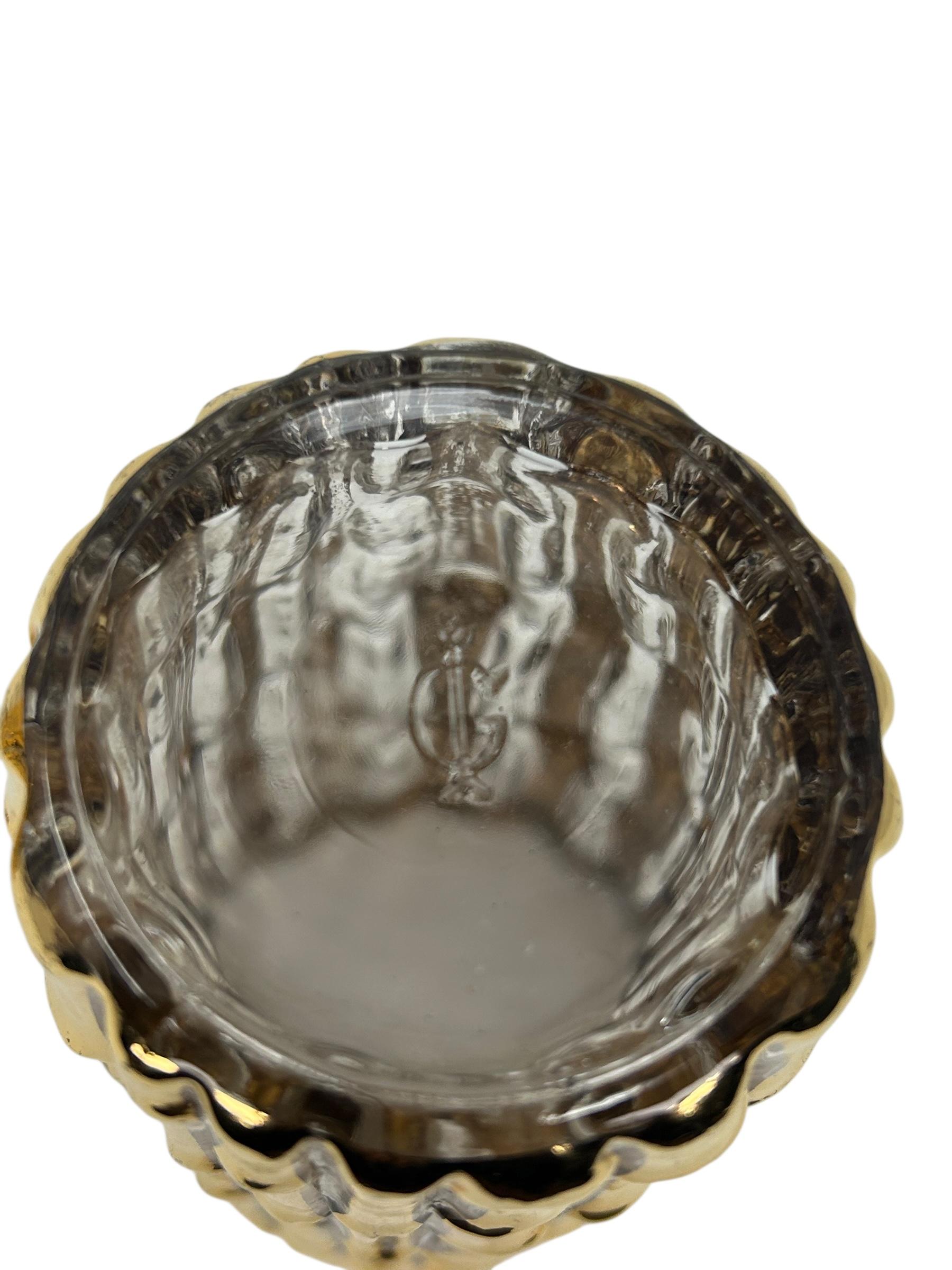 Midcentury 22-Karat Hand bemalt Bambus Highball Becher Satz von 8 c.1950 im Angebot 3