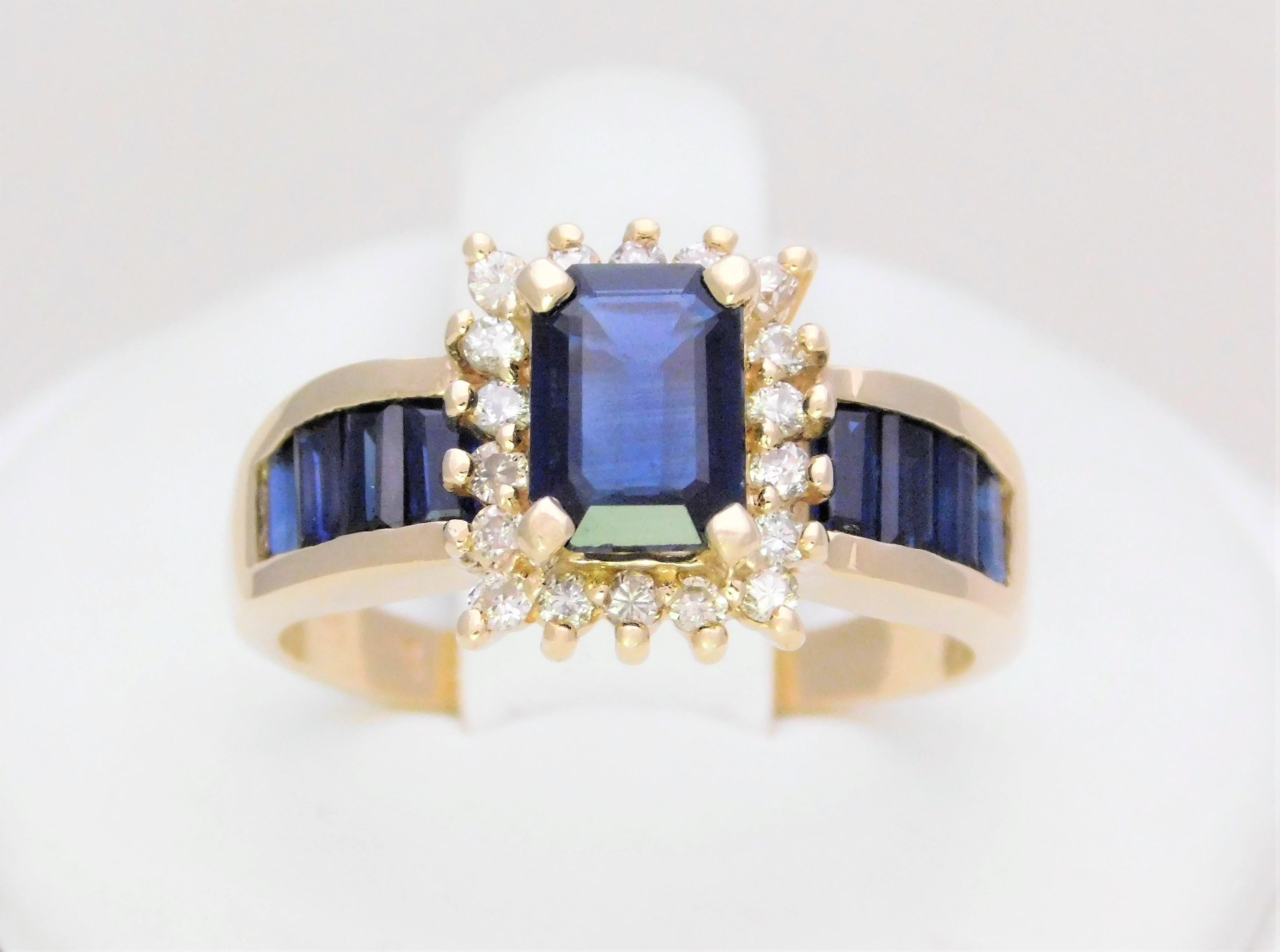Mid Century 2.25ct Blue Sapphire and Diamond Cocktail Ring

Birthstone of September.  Sapphires deep blue and sparkling hue has long been loved and revered by ancient and modern cultures. It has come to be a loved gemstone that is second in